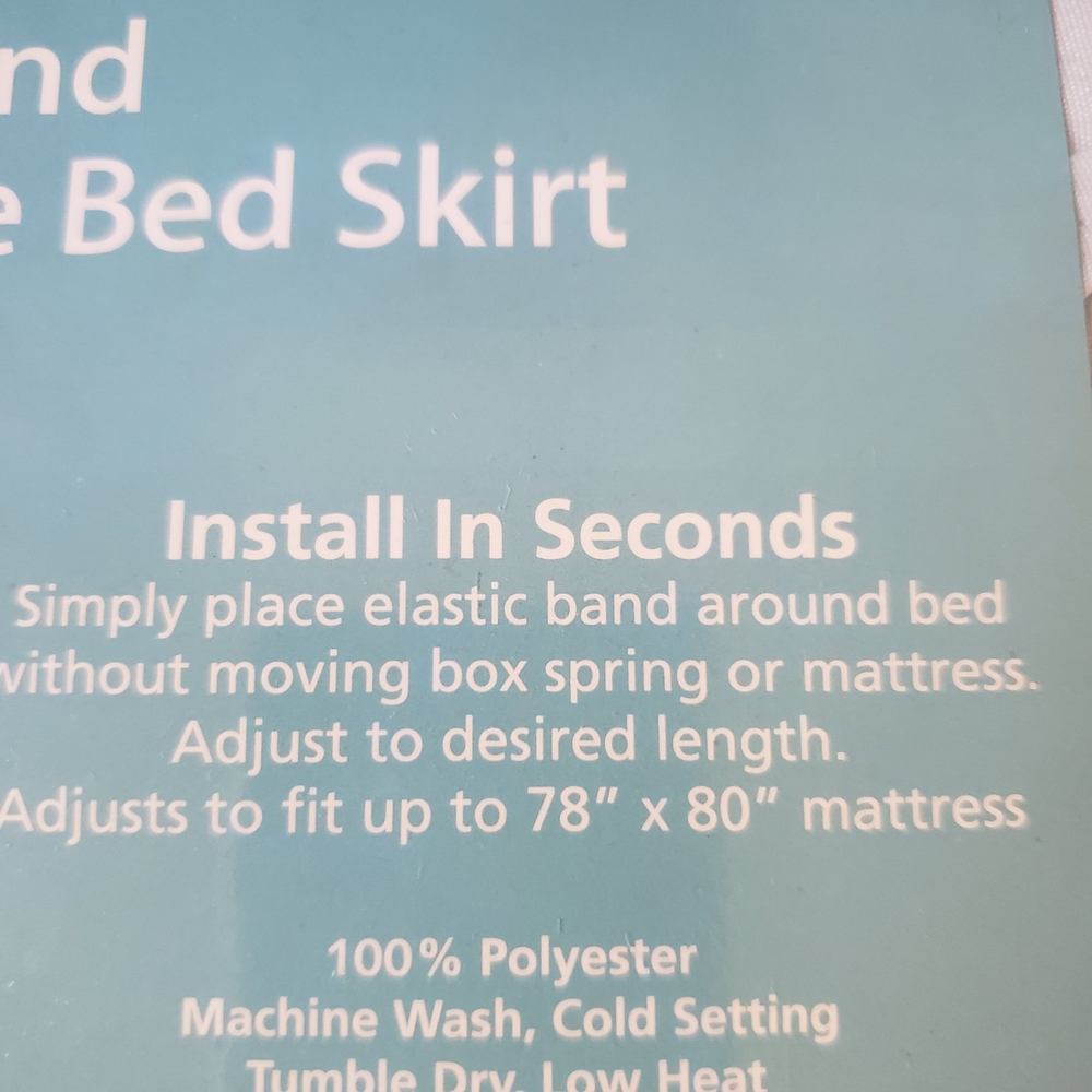Bed Skirt Madison Blue Wrap-Around Multi Ruffle / Layered Ruffles NWT - Picture 6 of 6